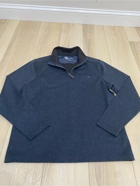 Nicoby Mens M Quarter Zip Sweater Collared Pullover Knit Long Sleeve Casual